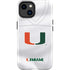 University of Miami White Jersey iPhone 15 Impact Case